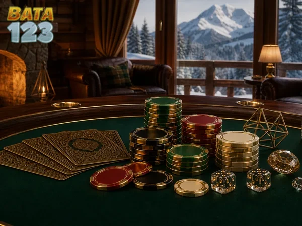 Antarmuka permainan jackpot Bata123 pada perangkat digital